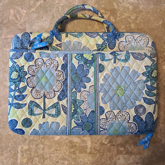 NWT Vera Bradley Laptop Portfolio Doodle Daisy - Picture 2 of 12